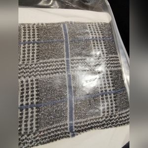 New grey patterned tights with glittery silver threads